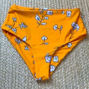 High waisted bikini bottoms